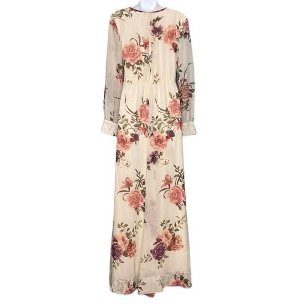 SOLD Baltic Born Lydia Long Sleeve Maxi Floral Dress - Picture 3 of 5